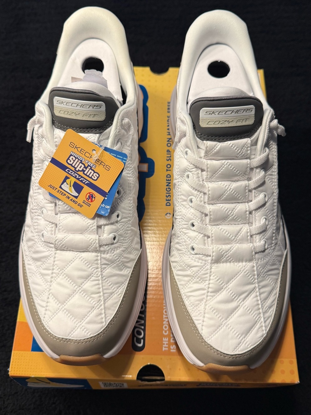 Skechers Slip-ins Contour Foam Cozy Fit Kiroh Sneaker NWT - Picture 2 of 10